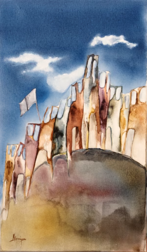 ΠΑΝΩ ΣΤΟΝ ΛΟΦΟ ΑΚΡΥΛΙΚΑ ΣΕ ΚΑΜΒΑ 35 60